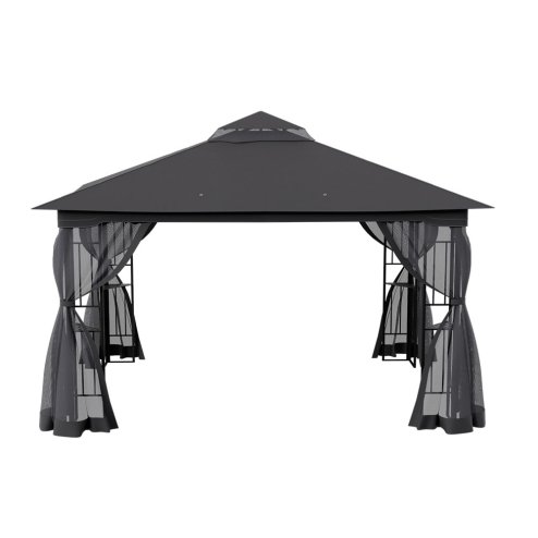 Outdoor Garden Gazebo Shade Canopy 395cm W x 295cm D x  280cm H