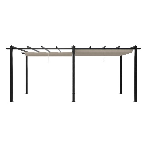 10x20ft Aluminium Pergola with Retractable Roof