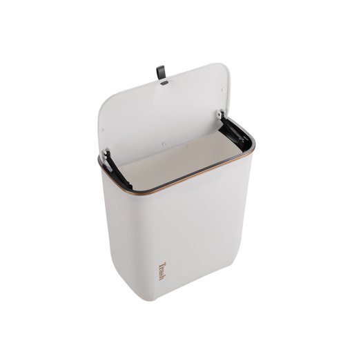 Living and Home Kitchen Bathroom Hanging Waste Bin with Lid