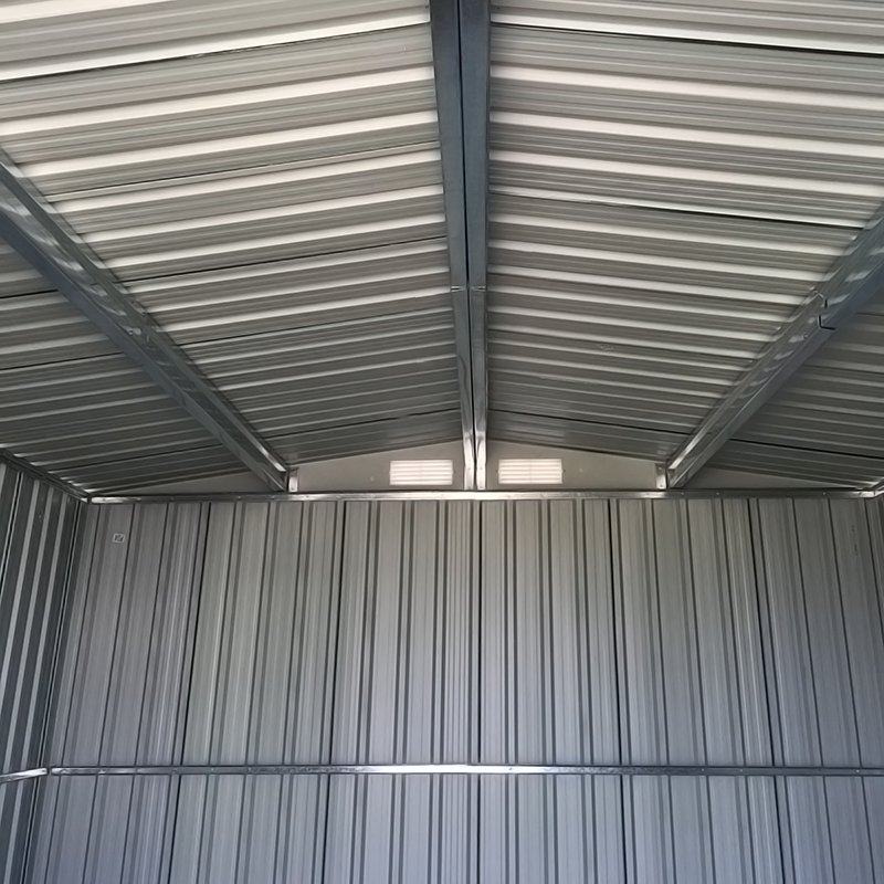 10.24 x 8.43FT Large Metal Garden Tool Storage Shed, Green