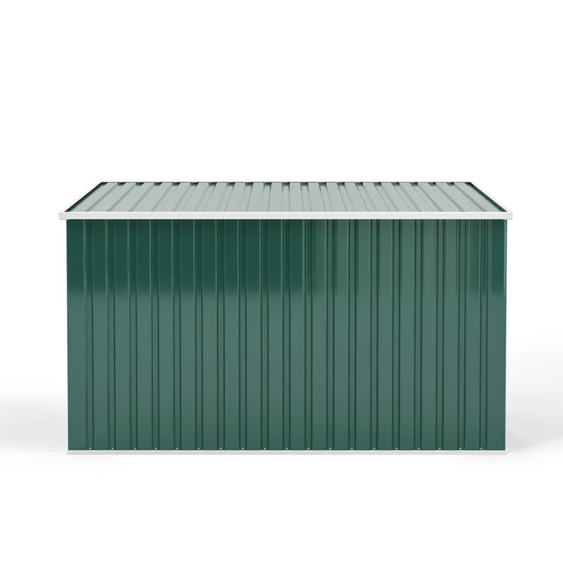 Living and Home 7 x 3 ft Garden Heavy Duty Steel Bicycle Storage Shed Outdoor Bike Store, Dark Green