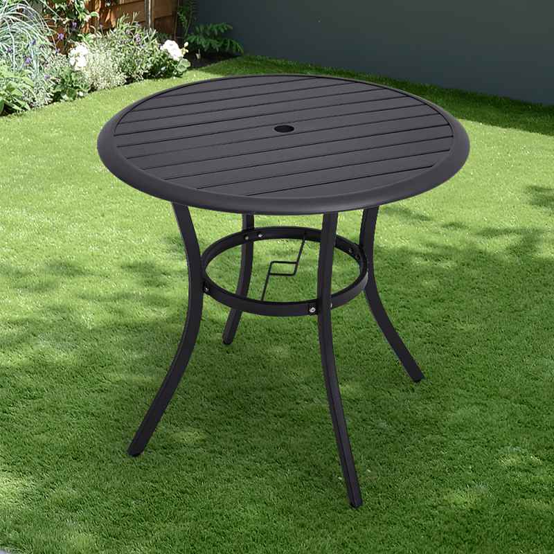 Garden Metal Slatted Coffee Table Multi Size