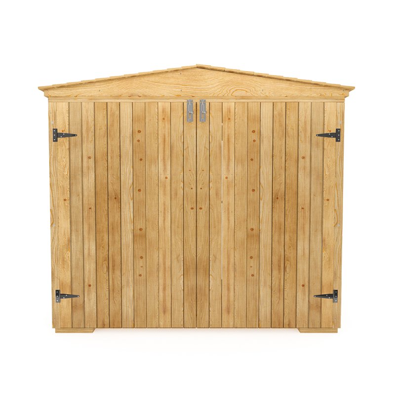 Living and Home Outdoor Wooden Garden Storage Tool Shed Cabinet
