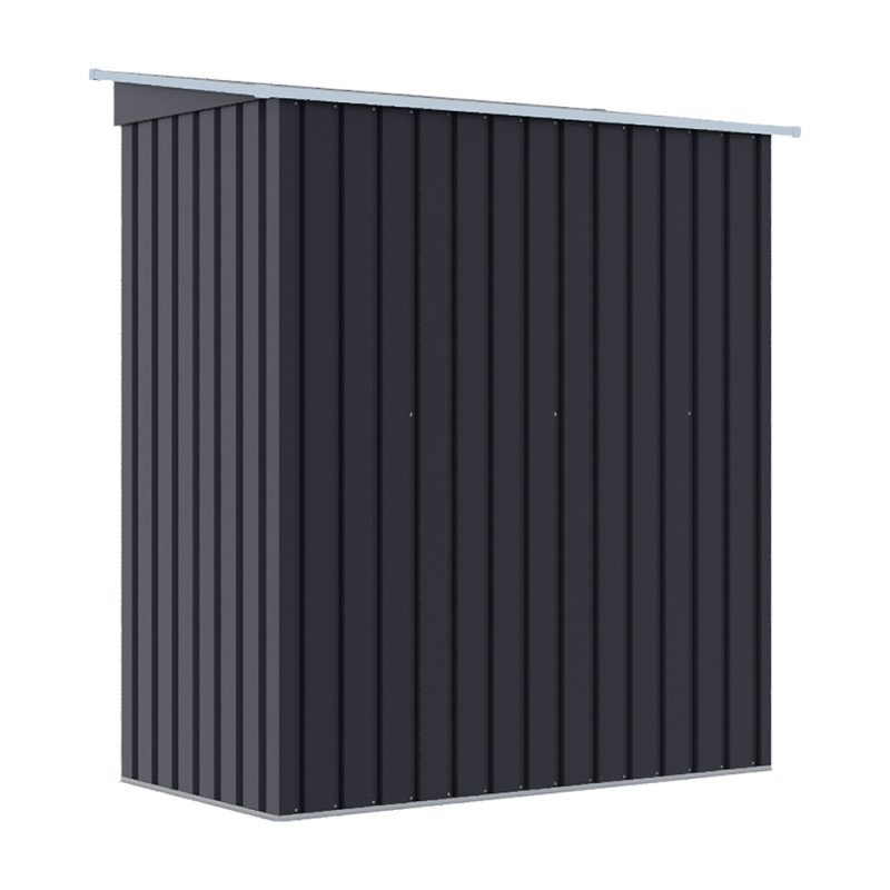 Living and Home 5 x 3 FT Outdoor Metal Storage Shed with Lockable Door