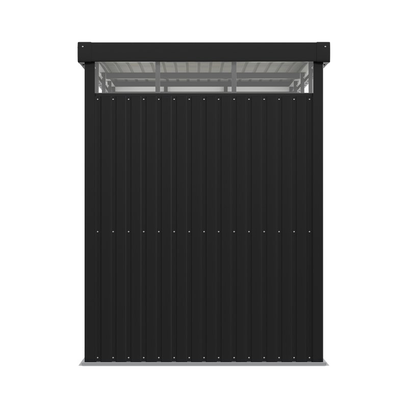 Living and Home 5.3 x 8.5FT Outdoor Metal Garden Storage Shed, Anthracite