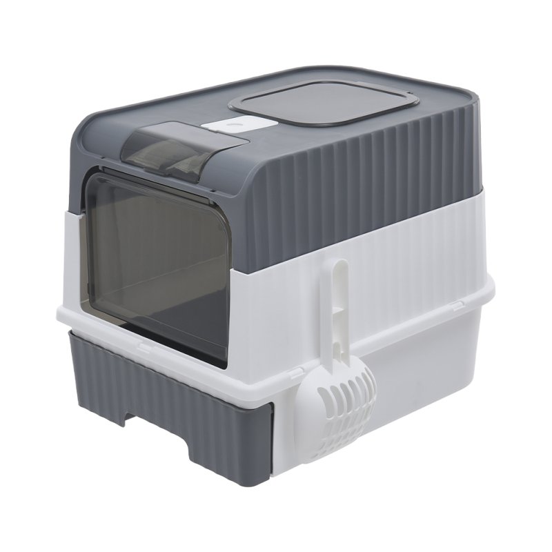 Living and Home Fully Enclosed Cat Litter Box with UV Sterilisation