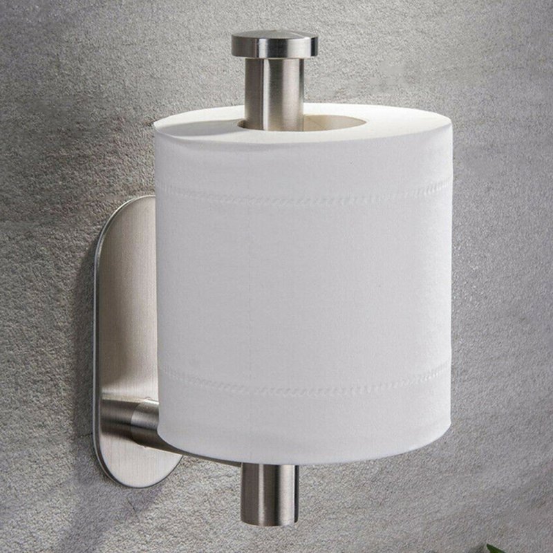 Living and Home Modern Wall Mounted Stainless Steel Toilet Paper Roll Holder for Bathroom