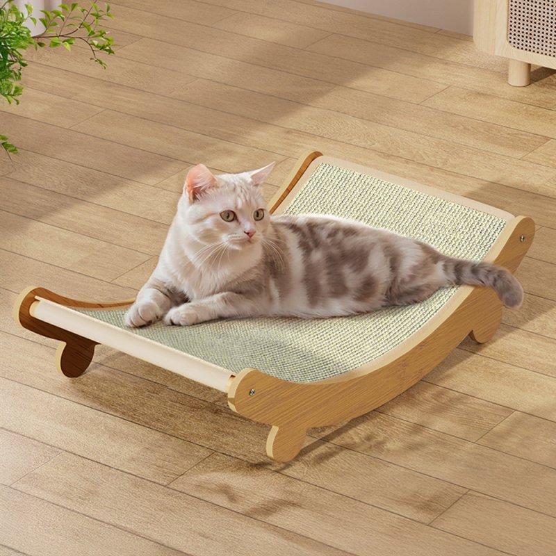 Living and Home Sisal Cat Scratcher Bed, 39cm W x 32cm D x 10cm H