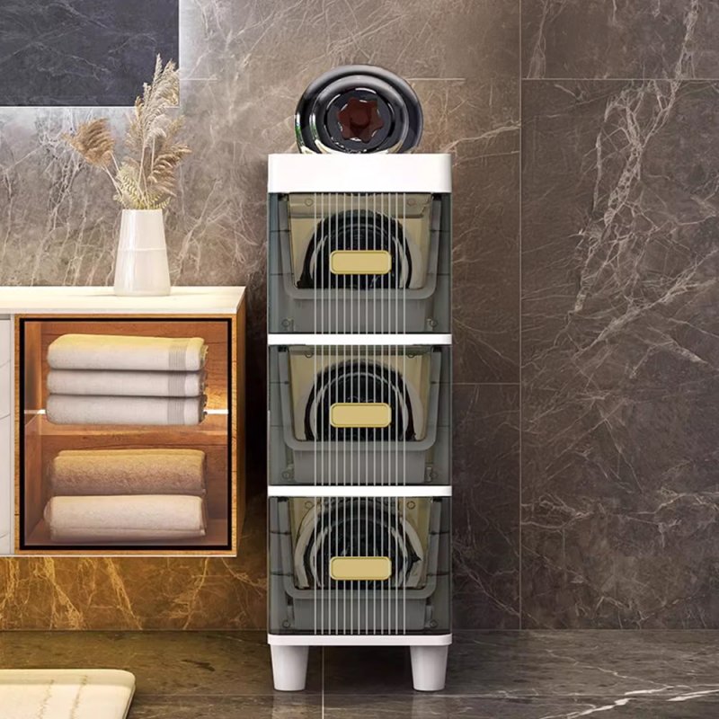 Living and Home 3-Tier Floor-standing Storage Cart