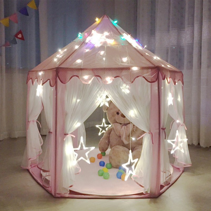 Living and Home Hexagonal Large Fairy Play House Indoor Tent for Kids
