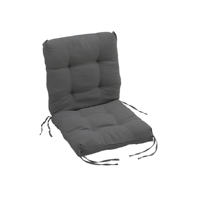 Living and Home Non-slip Garden Chair Cushion with Back