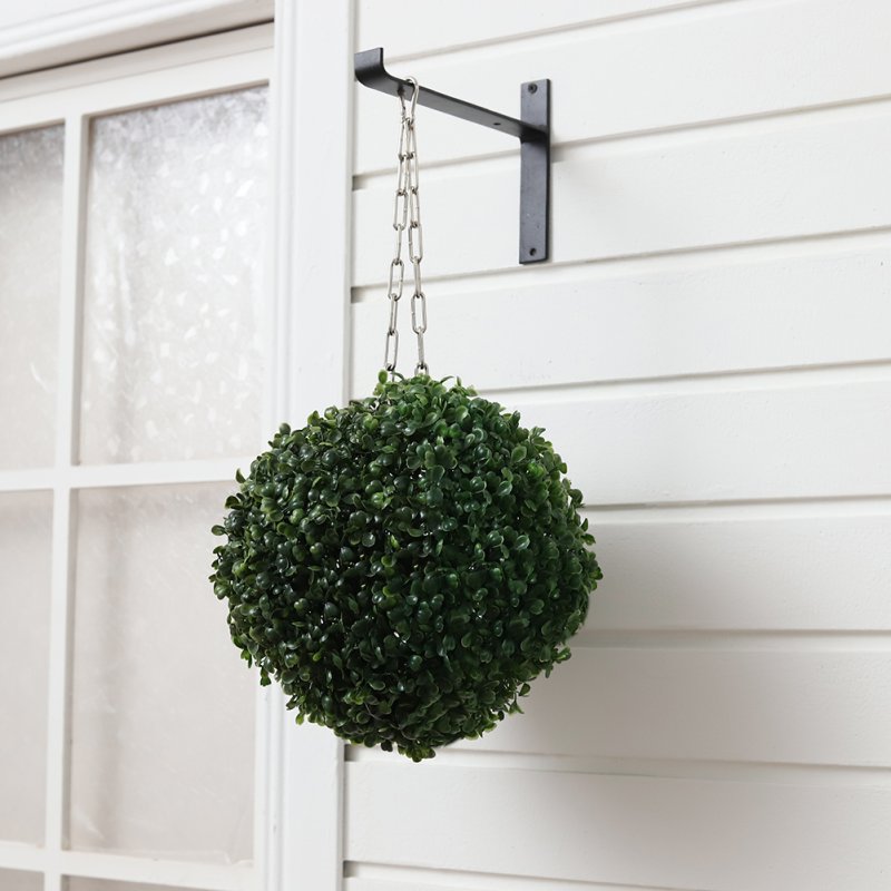 Living and Home 28cm Decorative Artificial Topiary Boxwood Ball