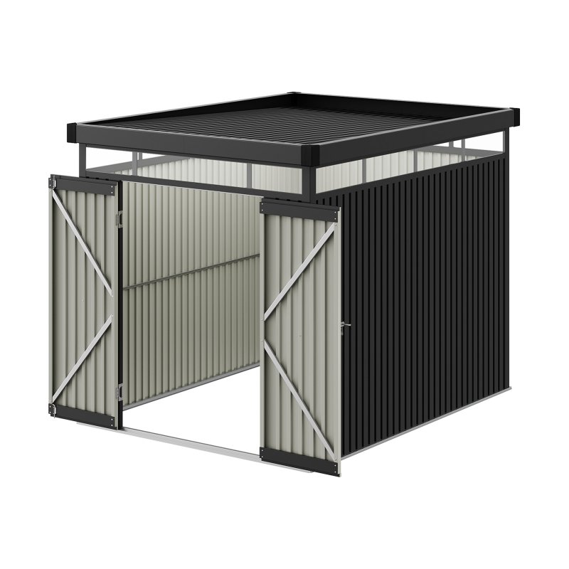 6.56 x 8.46FT Metal Garden Tool Shed