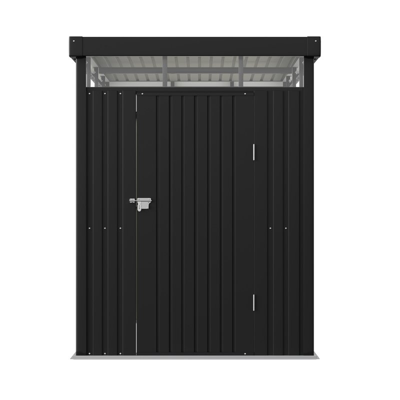5.31 x 8.46FT Outdoor Metal Garden Storage Shed