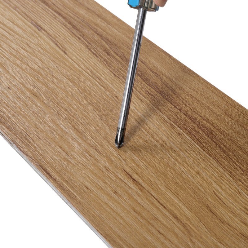 Living and Home 36pcs PVC Wooden Self-adhesive Laminate Flooring Planks for Home Decor, Brown