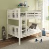 Oslo White Quadruple Sleeper Bunk Bed And Mattresses